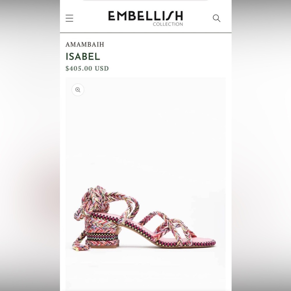 Amambaih Multicolor sandal